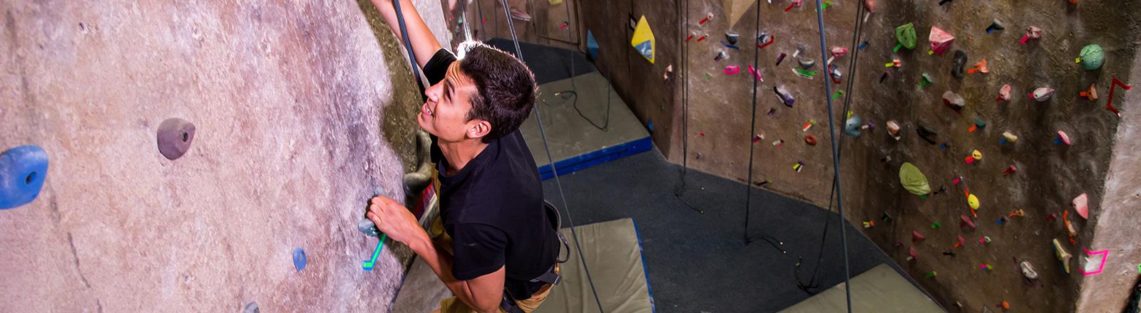 UNC climbing wall